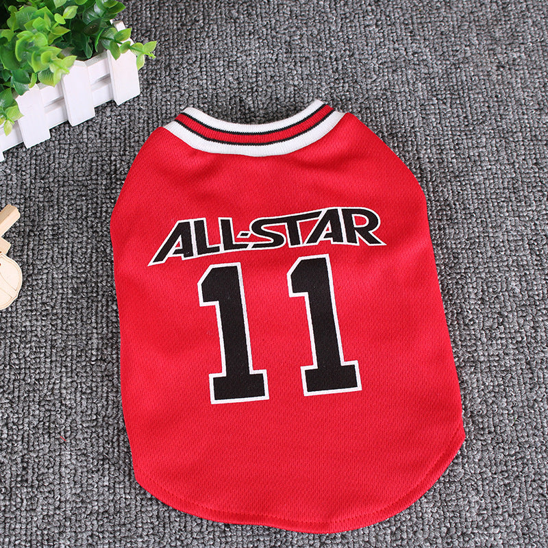 Maillot de Basket pour Pet – Tenue Sportive Confortable et Stylée