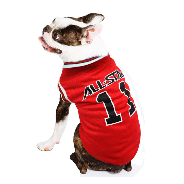 Maillot de Basket pour Pet – Tenue Sportive Confortable et Stylée