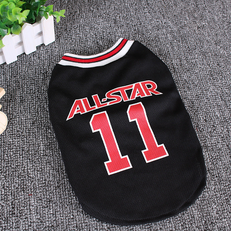 Maillot de Basket pour Pet – Tenue Sportive Confortable et Stylée