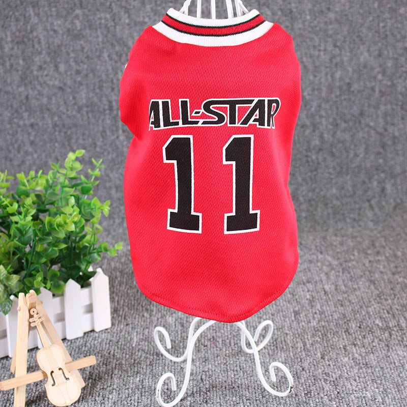 Maillot de Basket pour Pet – Tenue Sportive Confortable et Stylée